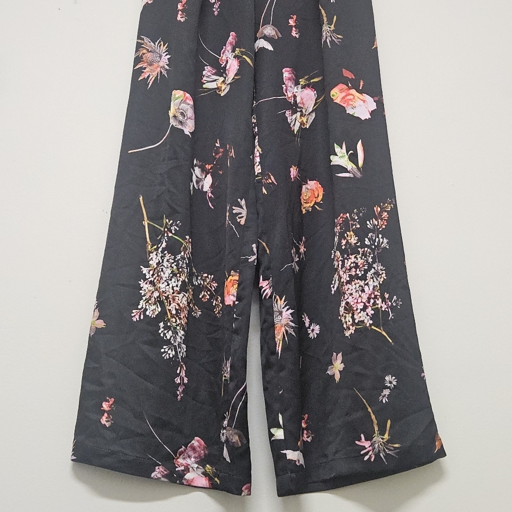 03 VICTORIA SECRET FLORAL WIDE LEG PANTS WOMEN'S SIZE XS - Picture 6 of 10